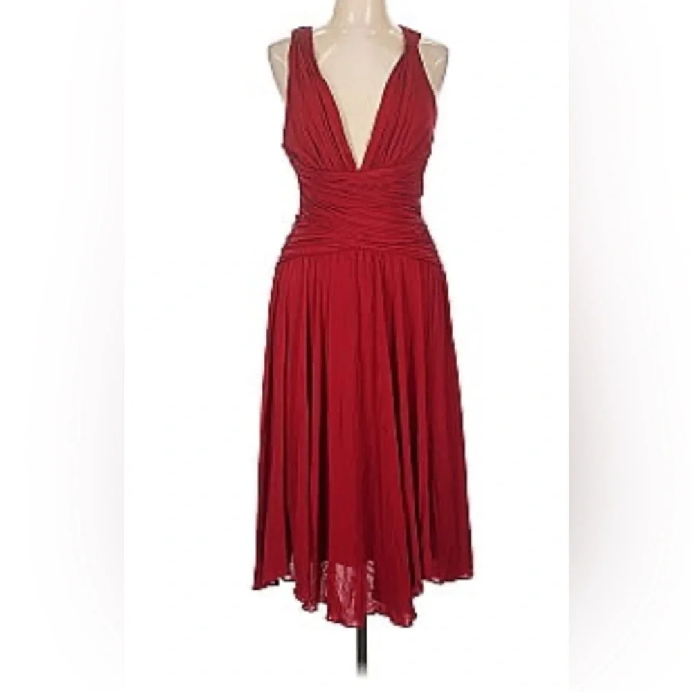 BCBGMaxAzria Striking Red Dress - Picture 2 of 9